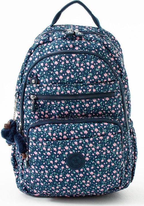 8861 Unisex Klınkır Maymunlu Günlük ve Okul Sırt Çantası