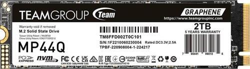 MP44Q 2TB Gen4x4 7400/6500MB/s NVMe PCIe M.2 SSD Disk (TM8FFD002T0C101)