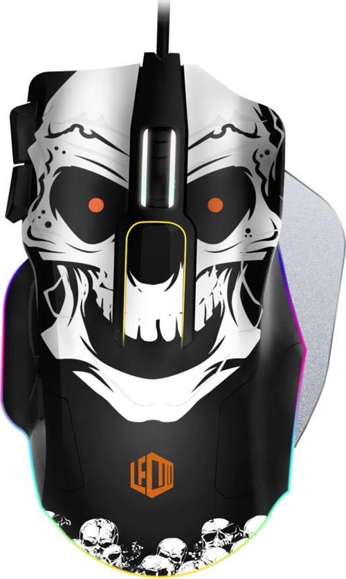 Lecoo MG1102 10 Tuş 8200 DPI Optik RGB Kablolu Gaming (Oyuncu) Mouse & Mousepad
