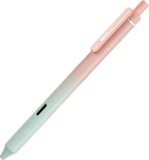 WRITECH W-0171 AURORA PEMBE-YEŞİL GÖVDE MAVİ JEL KALEM - 12'Lİ KUTU