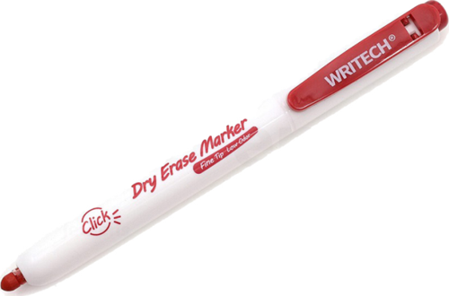 WRITECH W-709 BASMALI TAHTA KALEM KIRMIZI - 12'Lİ KUTU