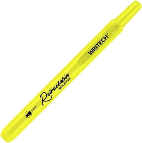 WRITECH W-805S BASMALI FOSFORLU KALEM NEON SARI - 12'Lİ KUTU