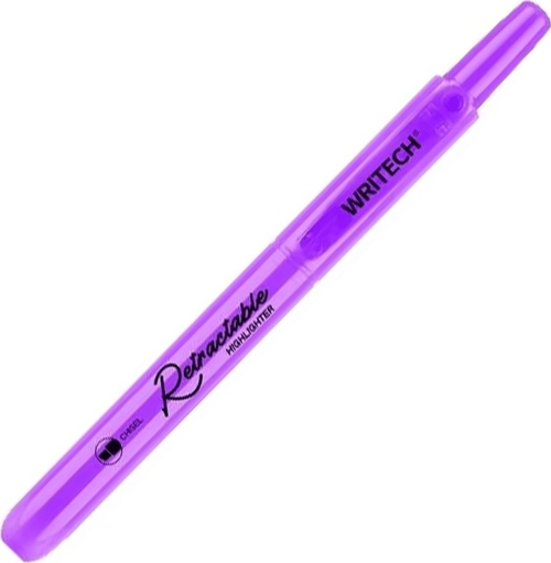 WRITECH W-805S BASMALI FOSFORLU KALEM REFILL PASTEL LİLA - 12'Lİ KUTU