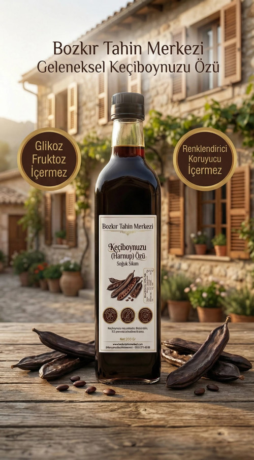 Tahin Merkezi Keçiboynuzu (Harnup) Özü 700 Gr - (Soğuk Sıkım&Şekersiz)