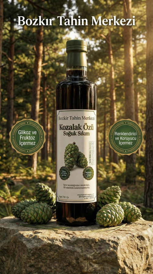 Tahin Merkezi Kozalak Özü 700Gr (Doğal& Soğuk Pres)