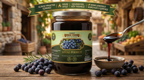 Tahin Merkezi Andız Köy Pekmezi 800 Gr (Doğal&Katkısız)