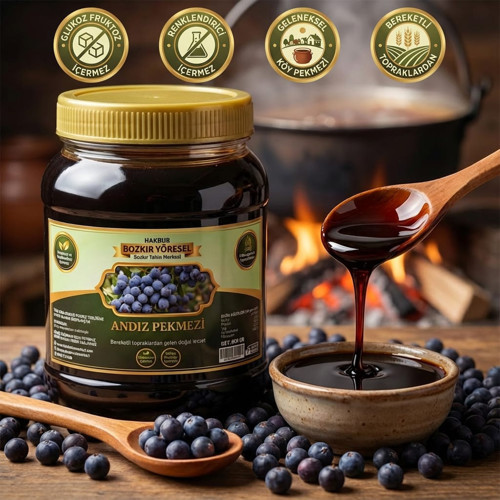Tahin Merkezi Andız Köy Pekmezi 950 Gr (Doğal&Katkısız)
