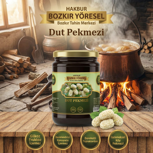 Tahin Merkezi Köy Dut Pekmezi 800Gr (Doğal & Katkısız)