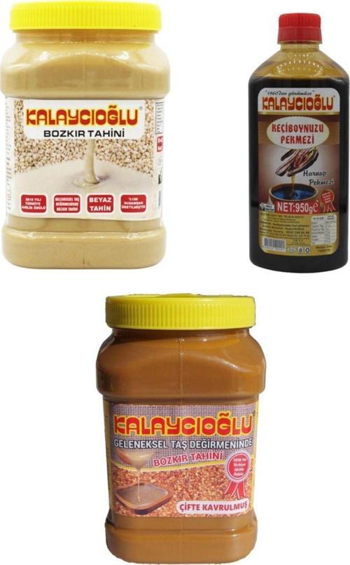 Bozkır Tahin Merkezi Beyaz 935 Gr + Tahin 935 Gr + Harnup Pekmezi 950 Gr Ekonomik Paket