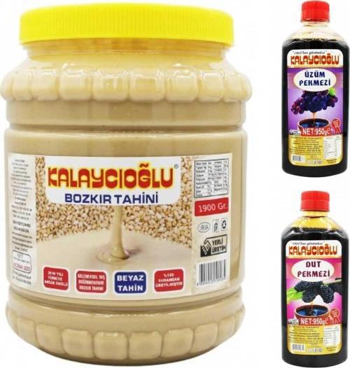 Bozkır Tahin Merkezi Beyaz Tahin 1900Gr - Üzüm Ve Dut Pekmezi 950 Gr
