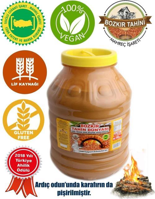 Bozkır Tahin Merkezi Kepekli Bozkır Tahini 4900 Gr.