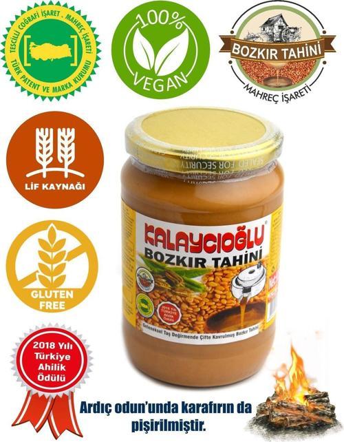 Bozkır Tahin Merkezi Kepekli Bozkır Tahini 700 Gr. Cam