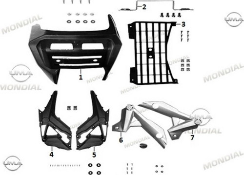 Rx1 Enduro Sele Altı Sol Dekor Kapak Orj