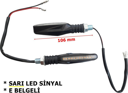 Sinyal Led İnce-Uzun 2 Li Set (Kl020)