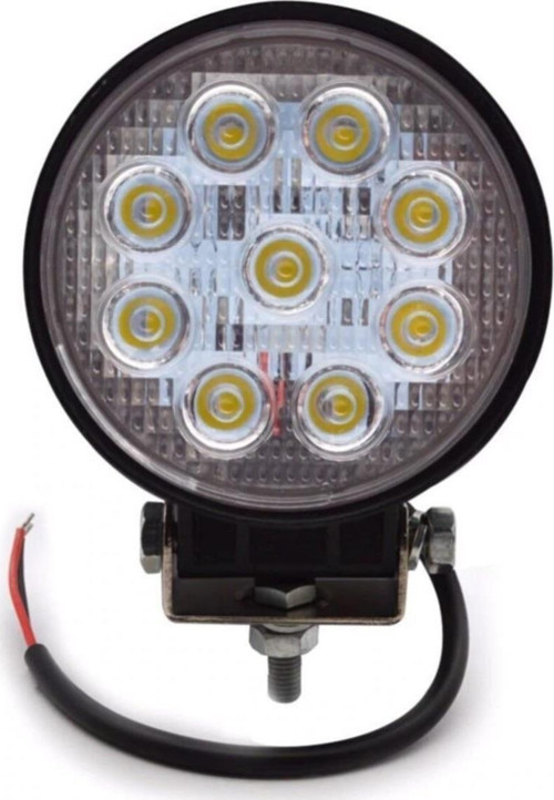9 Ledli Yuvarlak Far 12V-80V