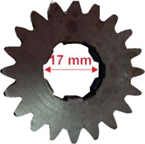 Atv Kuba 110 Şanzıman Dişlisi 20T İç 17 Mm 6 Kanallı Öm