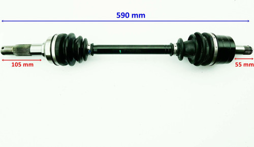 Atv Trk Ön Aks Sağ 590X800Cc Komple Orj