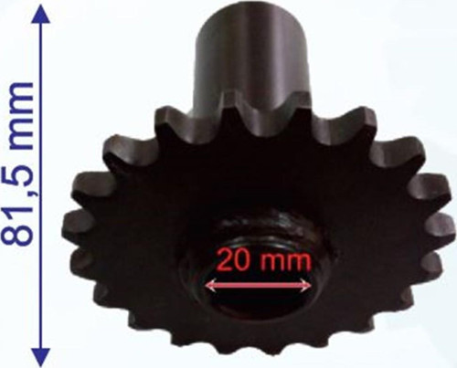 Atv Ön Dişli 428-20T İç 20Xuzunluk 81Xtm Öm