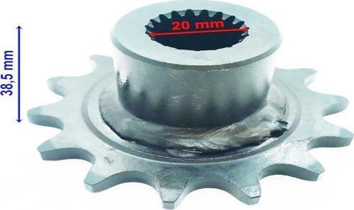Atv Ön Dişli 520-14T İç 20Xuzunluk 38,5Xtm Öm