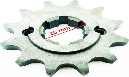 Atv Ön Dişli 530-12T İç 25X2 Delikli Setli Öm