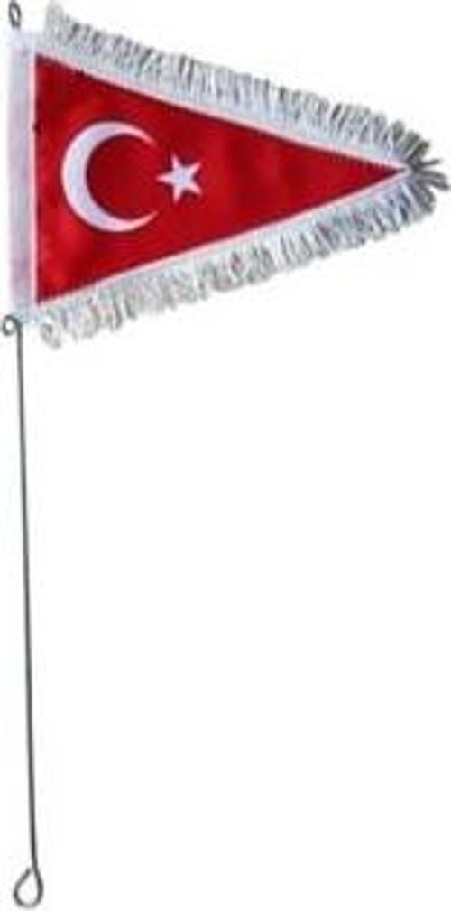 Bisiklet Bayrak Direği (türk Bayrağı) Üçgen 2.kalite