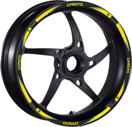 Cf Moto Uyumlu Sarı 1 Set Jant Şeridi