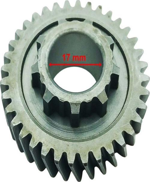 E-Yük Arabası Şan Dişlisi 36T İç 17X9 Tırnaklı Öm