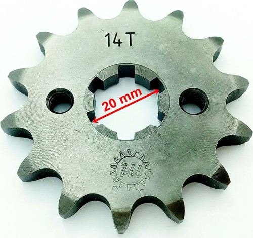 Ön Dişli 428-14T İç 20X2 Delik Yzf 125 R(2008-2015)Öm