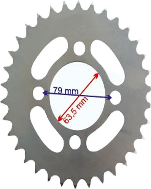 Regal Raptor Arka Dişli 530-34T İç 63,50 Mm 4 Delikli Öm