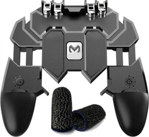 Memo Pubg Mobile Gamepad Kontroller 6 Parmak Ak 66 + Eldiven