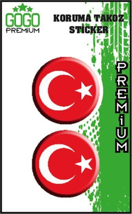 Sevenkardeşler Bayrak Koruma Takozu İkili Damla Sticker
