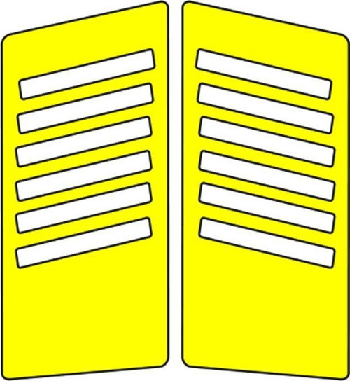 Sevenkardeşler Cg Sarı Yan Kapak Sticker