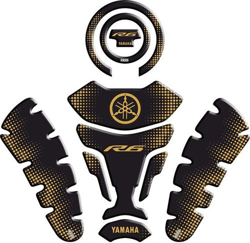 SEVGENT Sevenkardeşler Yamaha R6 Uyumlu Tank Pad Set 004