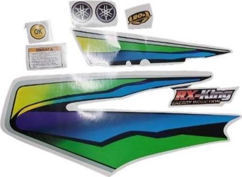 Yamaha Rx 135 King Yeşil Renk Sticker Seti