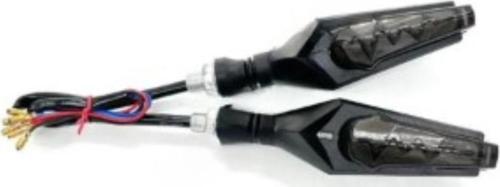 Universal Led Sinyal Yıldırım  Nabız Kayar Ledli (Sarı) 2Li Takım