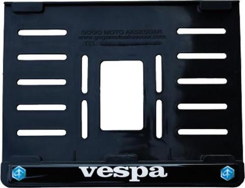 Wespa Uyumlu Plastik (15X24 Cm) Kırılmaz Plakalık