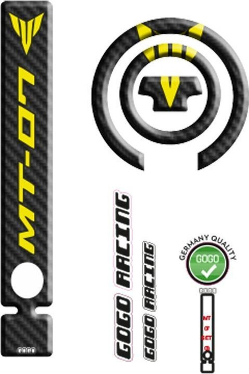 Mt07 2014 - 2017 Uyumlu Tank Pad 005