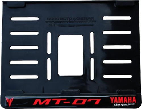 Mt-07 Uyumlu 1 Plastik (15X24 Cm) Kırılmaz Plakalık