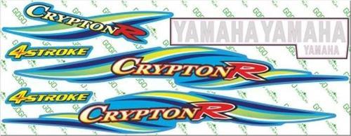 Crypton 2005 - 2008 Uyumlu Mavi Sticker Set 002