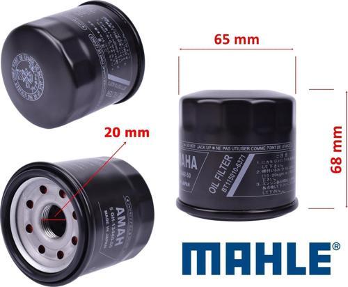 Mt-25 R25 Yağ Filtresi Mahle Oc 1081 (Hf204)