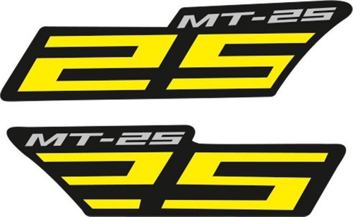 Mt-25 Uyumlu Sarı Yan Stıcker Set