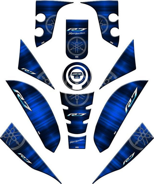 R7 2021 - 2024 Uyumlu Full Tank Pad Set 003