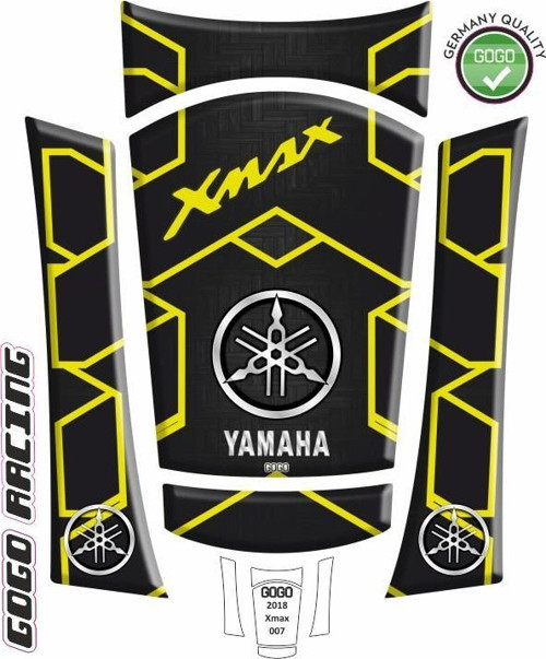 Xmax 2018 - 2022 Uyumlu Tank Pad 013