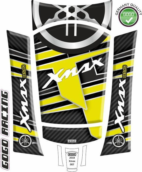 Xmax 2018 - 2022 Uyumlu Tank Pad 014