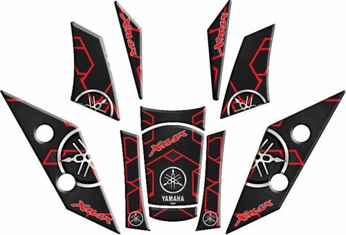 Xmax 2018 - 2022 Uyumlu Tank Pad Set 011