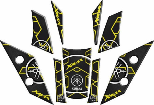 Xmax 2018 - 2022 Uyumlu Tank Pad Set 013