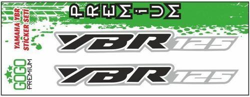 Ybr 125 Uyumlu Yazı Sticker Set