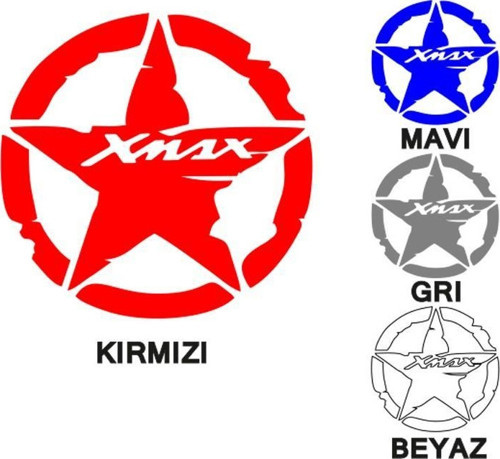Xmax Uyumlu Yan Stıcker Takım 2 Lı