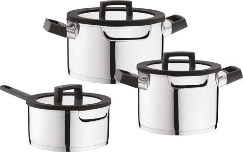 Essentials Uqonic 7 Parça Paslanmaz Çelik Tencere Seti