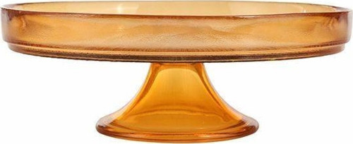 Amber Ayaklı Düz Tabak 21cm